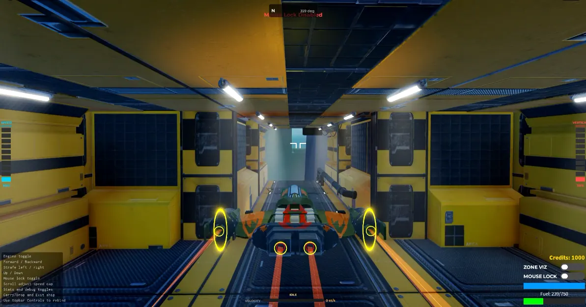 Ship corridor